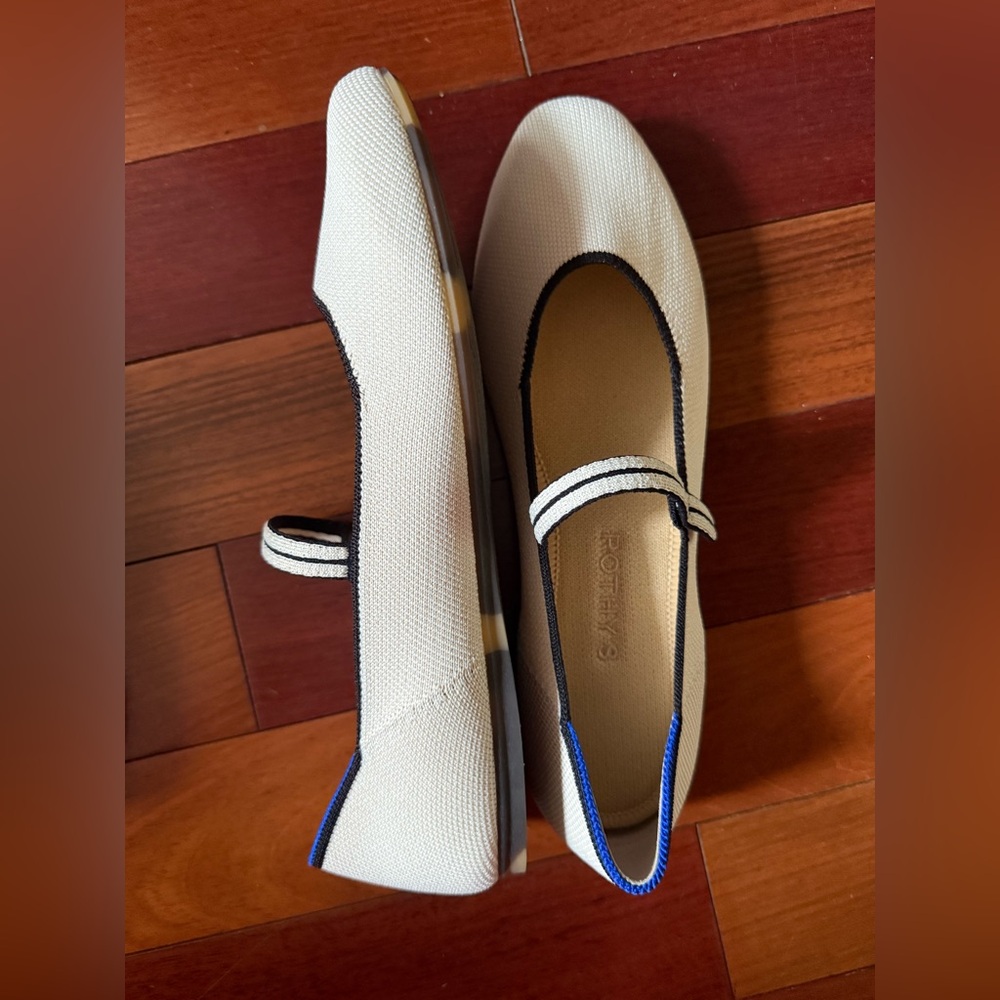 Rothy's Mary Jane Flats (Color: Gardenia)